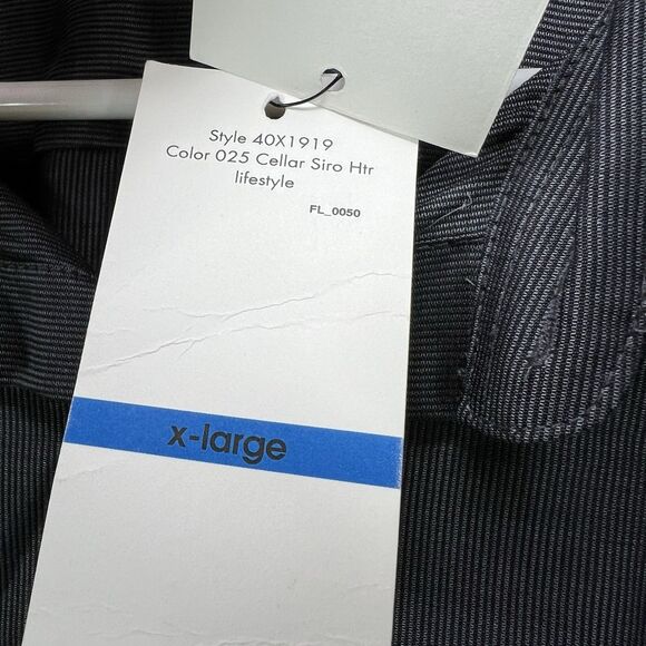 Calvin Klein Slim Fit Button Up Shirt Mens Size XL Gray Black Pinstripes NWT $79 - Picture 9 of 13